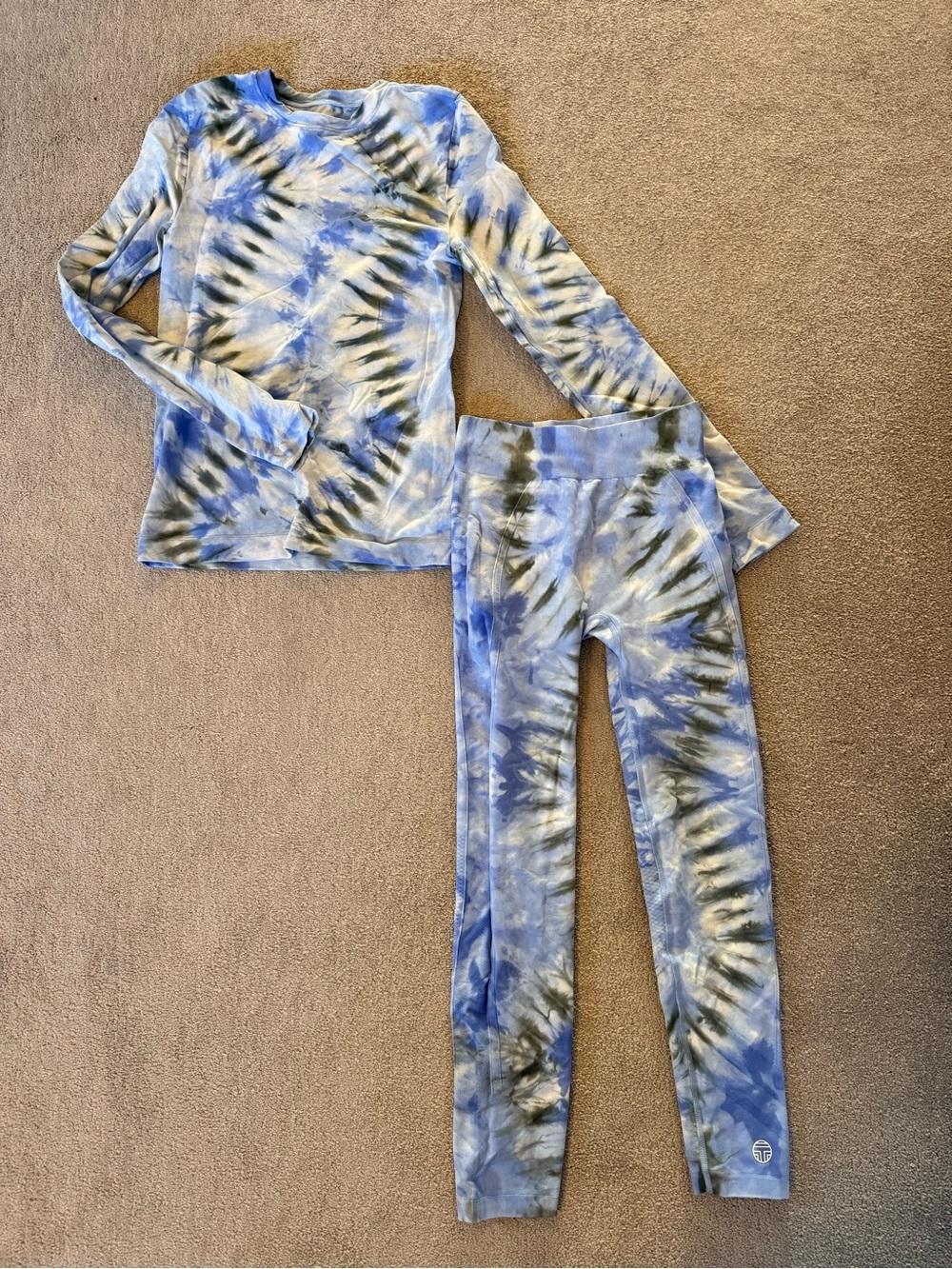 Tory Sport Women’s S Tie-Dye Leggings and Workout Top